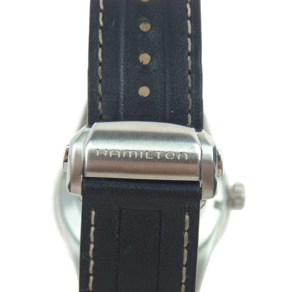 HAMILTON ハミルトン H43515735 ギャランティ付属 BROADWAY ブロードウェイ DAY DATE AUTO デイデイト オート 自動巻き 腕時計 ブラック系 シルバー系【中古】