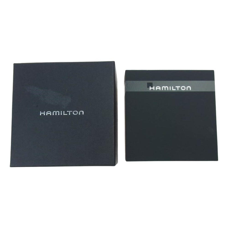 HAMILTON ハミルトン H43515735 ギャランティ付属 BROADWAY ブロードウェイ DAY DATE AUTO デイデイト オート 自動巻き 腕時計 ブラック系 シルバー系【中古】