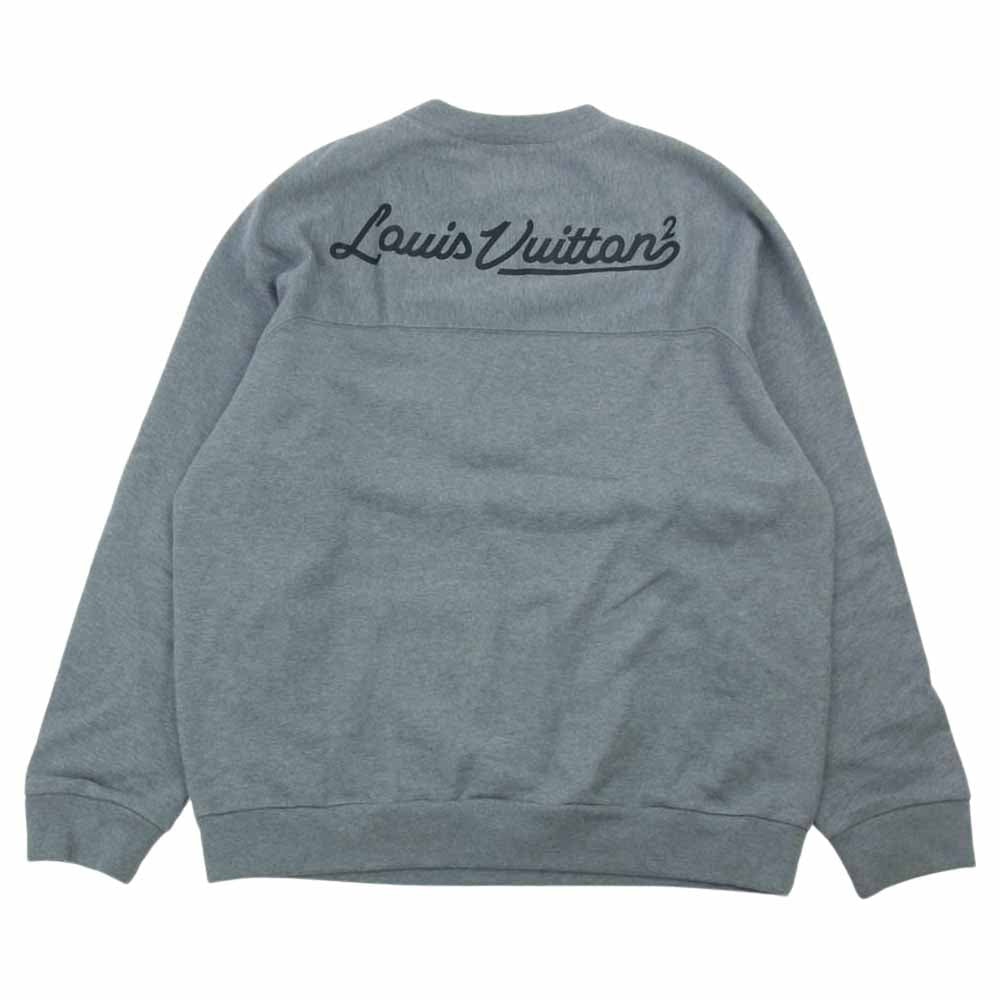LOUIS VUITTON ルイ・ヴィトン 22ss NIGO human made スクエアード LV スウェット シャツ グレー系【中古】