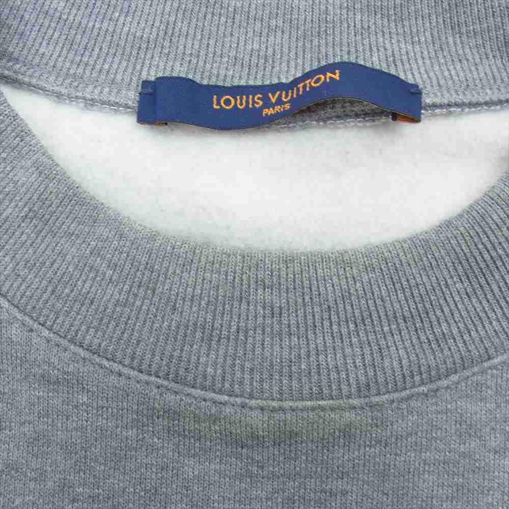 LOUIS VUITTON ルイ・ヴィトン 22ss NIGO human made スクエアード LV スウェット シャツ グレー系【中古】
