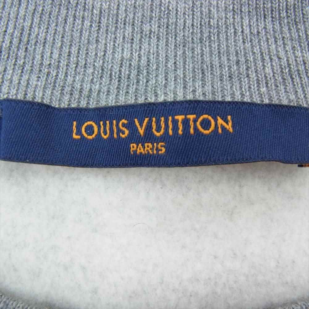 LOUIS VUITTON ルイ・ヴィトン 22ss NIGO human made スクエアード LV スウェット シャツ グレー系【中古】