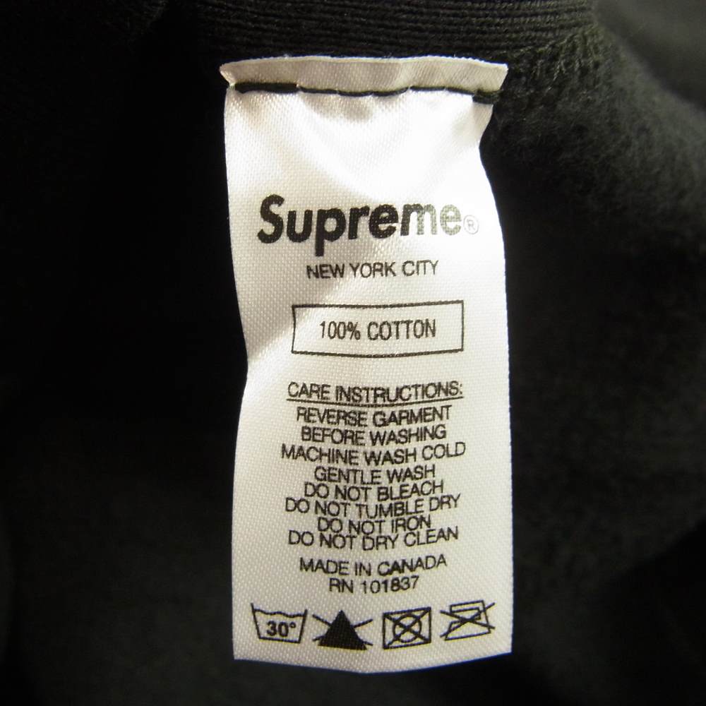 Supreme シュプリーム 21SS swarovski s logo hooded sweatshirt スワロフスキー S ロゴ スウェット パーカー ブラック系 M【極上美品】【中古】