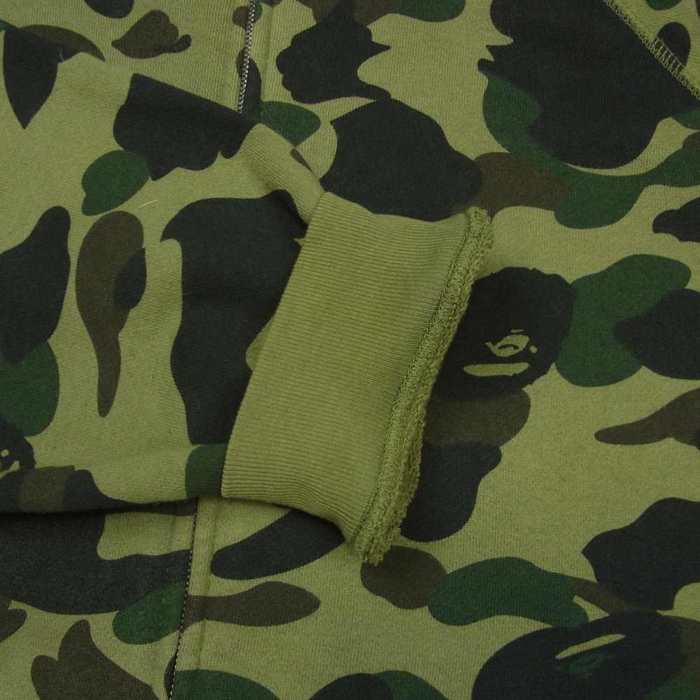 A BATHING APE 迷彩パーカー サイズL A BATHING APE アベイシングエイプ フルジップ カモ 迷彩 パーカー