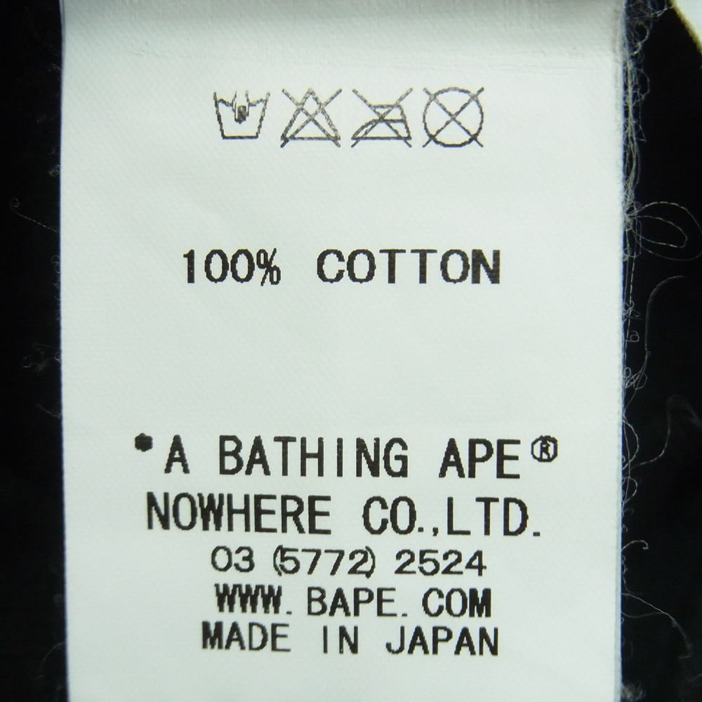A BATHING APE アベイシングエイプ SHARK シャーク フル ジップ パーカー 日本製 ブラック系 L【中古】