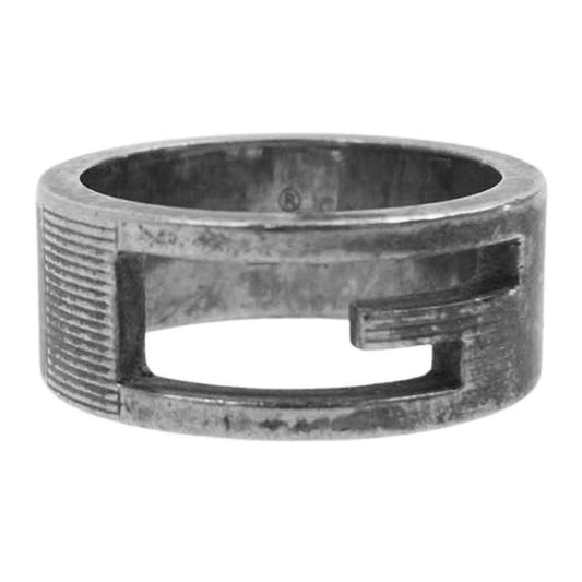 GUCCI グッチ カットアウト Gリング シルバー系【中古】