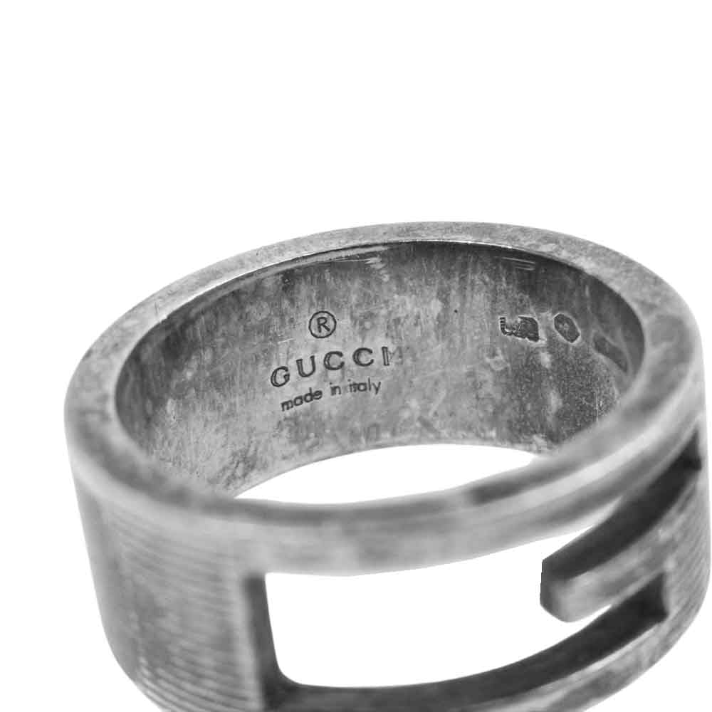 GUCCI グッチ カットアウト Gリング シルバー系【中古】