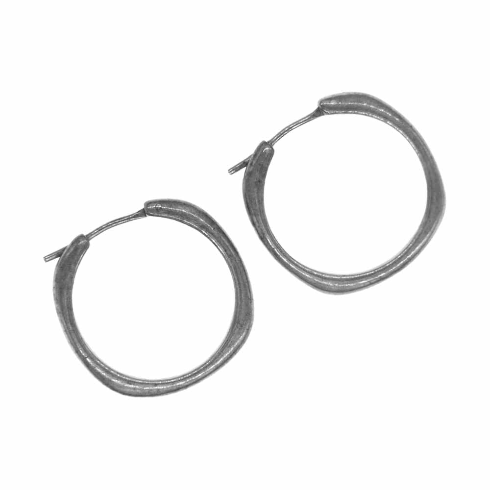 TIFFANY&Co. ティファニー クッション フープ ピアス シルバー系【中古】