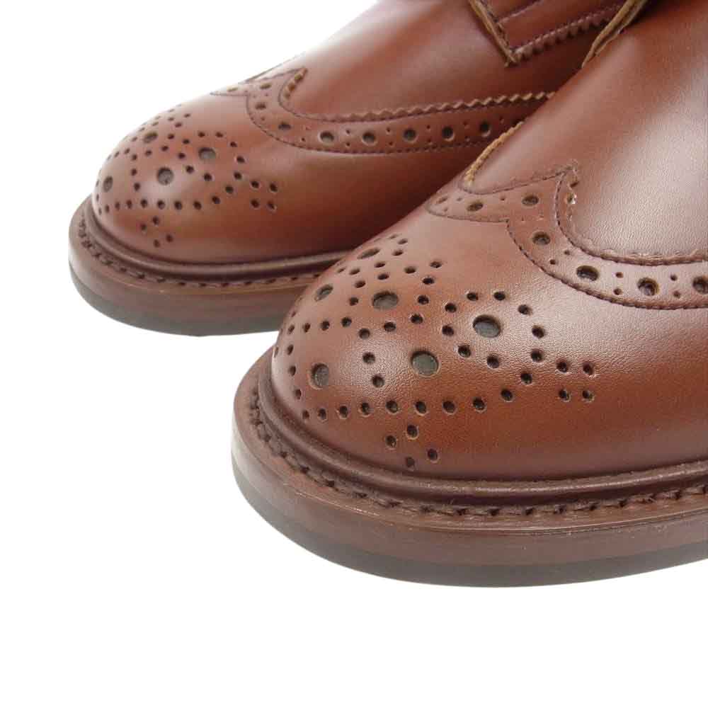 Tricker's トリッカーズ M2508 MALTON モールトン カントリー ブローグブーツ ブラウン系 9 1/2【極上美品】【中古】