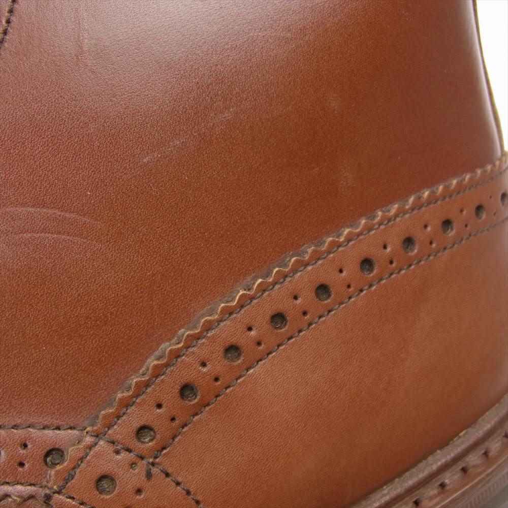 Tricker's トリッカーズ M2508 MALTON モールトン カントリー ブローグブーツ ブラウン系 9 1/2【極上美品】【中古】