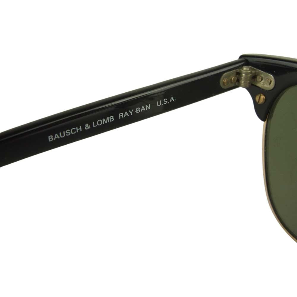 Ray-Ban レイバン USA製 ボシュロム B&L レンズ クラブマスター サングラス ブラック系【中古】