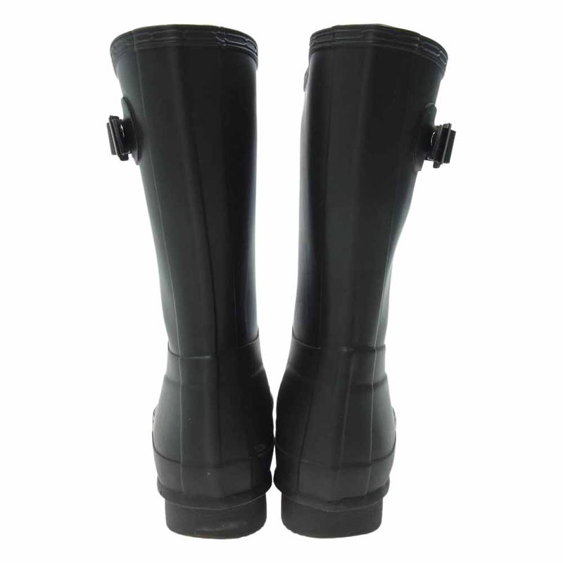 HUNTER ハンター MFS9000RMA Mens Original Short Rain Boots メンズ オリジナル ショート レイン ブーツ カーキ系 UK9【中古】