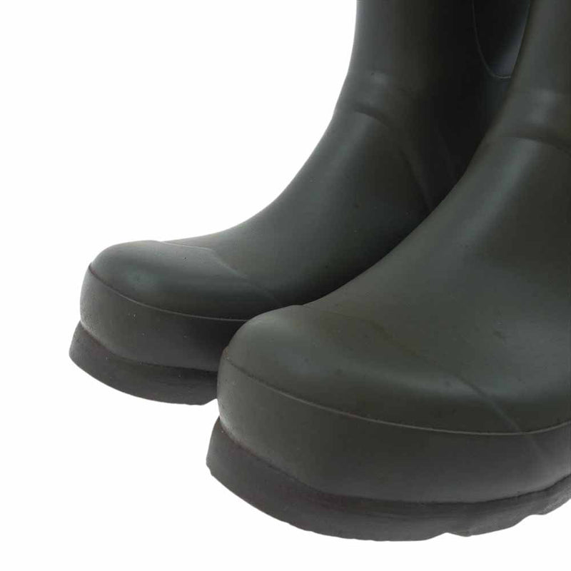 HUNTER ハンター MFS9000RMA Mens Original Short Rain Boots メンズ オリジナル ショート レイン ブーツ カーキ系 UK9【中古】