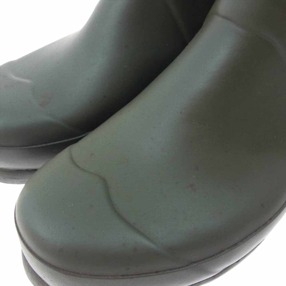 HUNTER ハンター MFS9000RMA Mens Original Short Rain Boots メンズ オリジナル ショート レイン ブーツ カーキ系 UK9【中古】