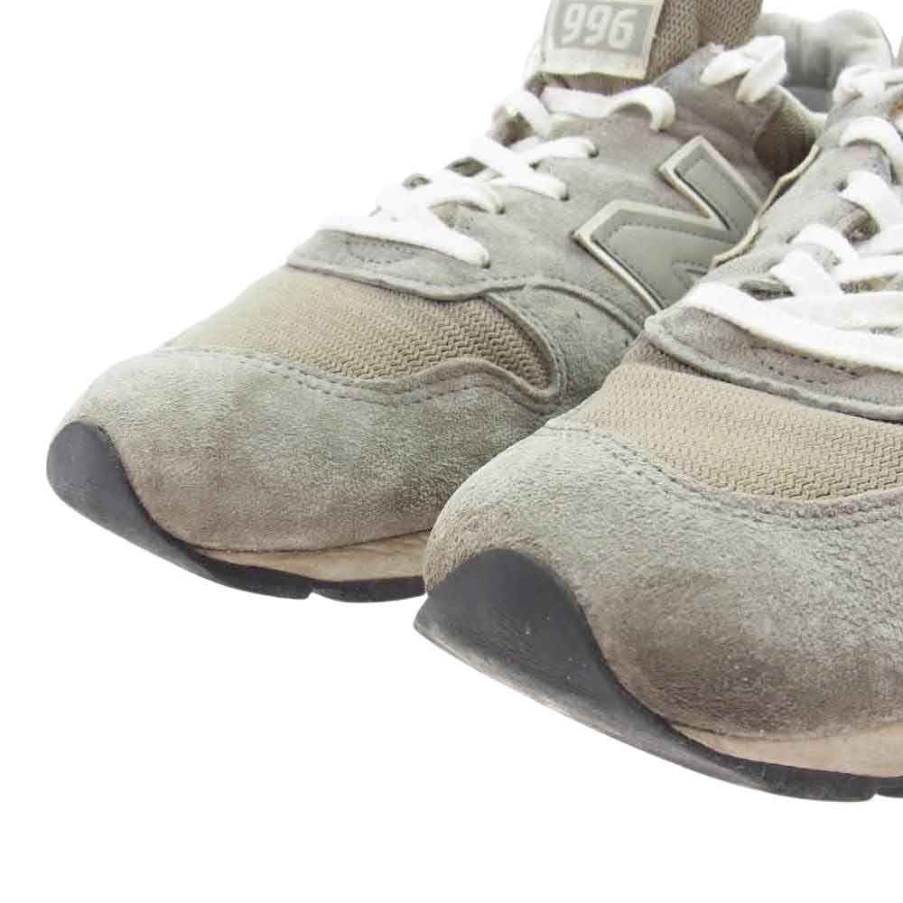 NEW BALANCE ニューバランス  M996 Made In USA USA製 スニーカー グレー系 28ｃｍ【中古】
