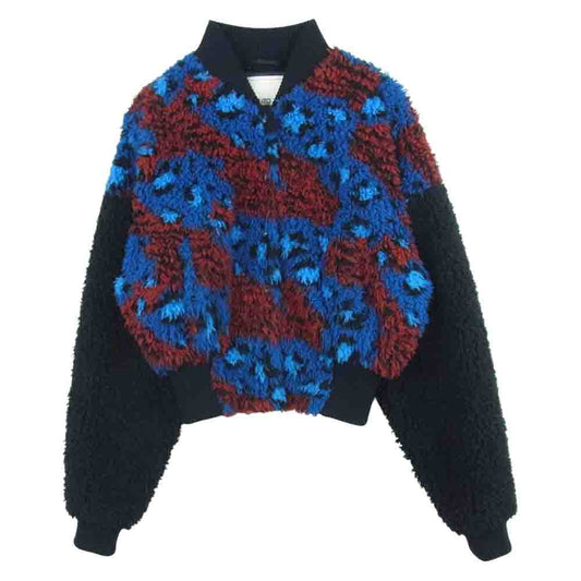 KENZO ケンゾー H&M エイチアンドエム ボア ボンバー ジャケット ブラック系 レッド系 ブルー系 32【中古】