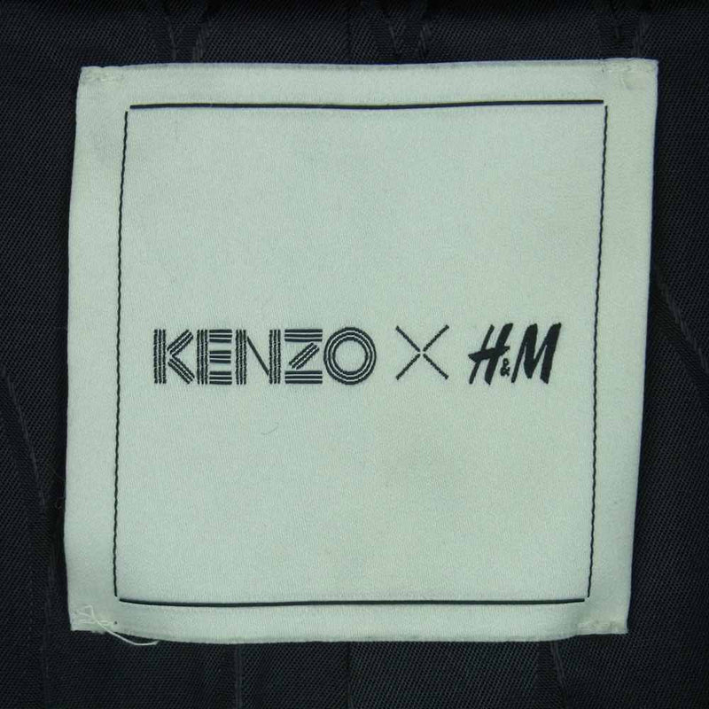 KENZO ケンゾー H&M エイチアンドエム ボア ボンバー ジャケット ブラック系 レッド系 ブルー系 32【中古】