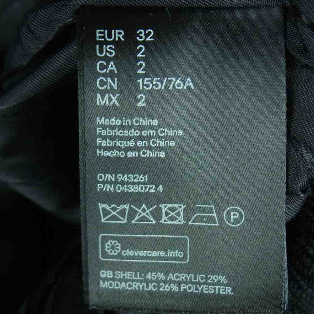 KENZO ケンゾー H&M エイチアンドエム ボア ボンバー ジャケット ブラック系 レッド系 ブルー系 32【中古】