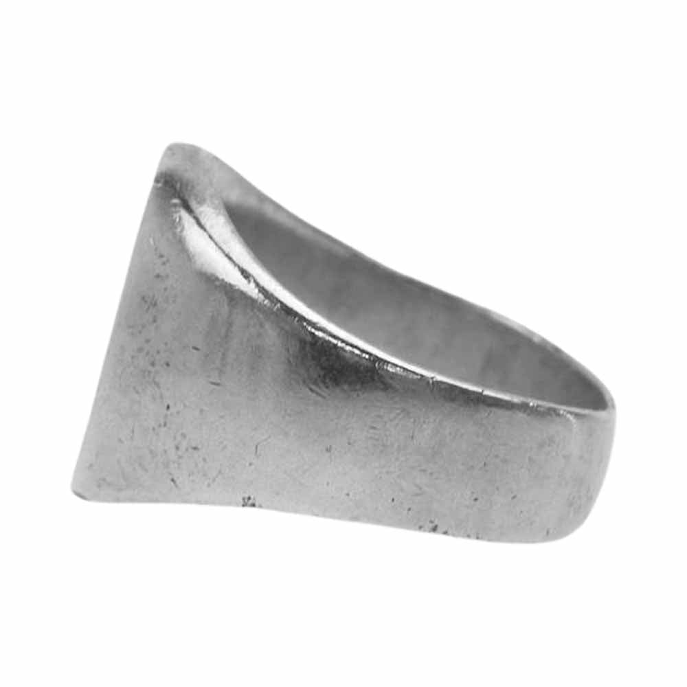 A BATHING APE アベイシングエイプ Ring Silver 猿フェイス キャラ シルバー リング 14号【中古】