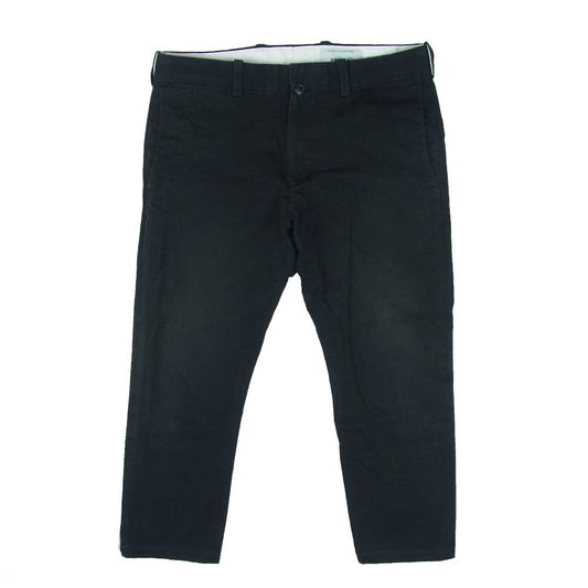 YAECA ヤエカ 15602 チノ コットン クロス パンツ ナロー 日本製 ブラック系 30【中古】