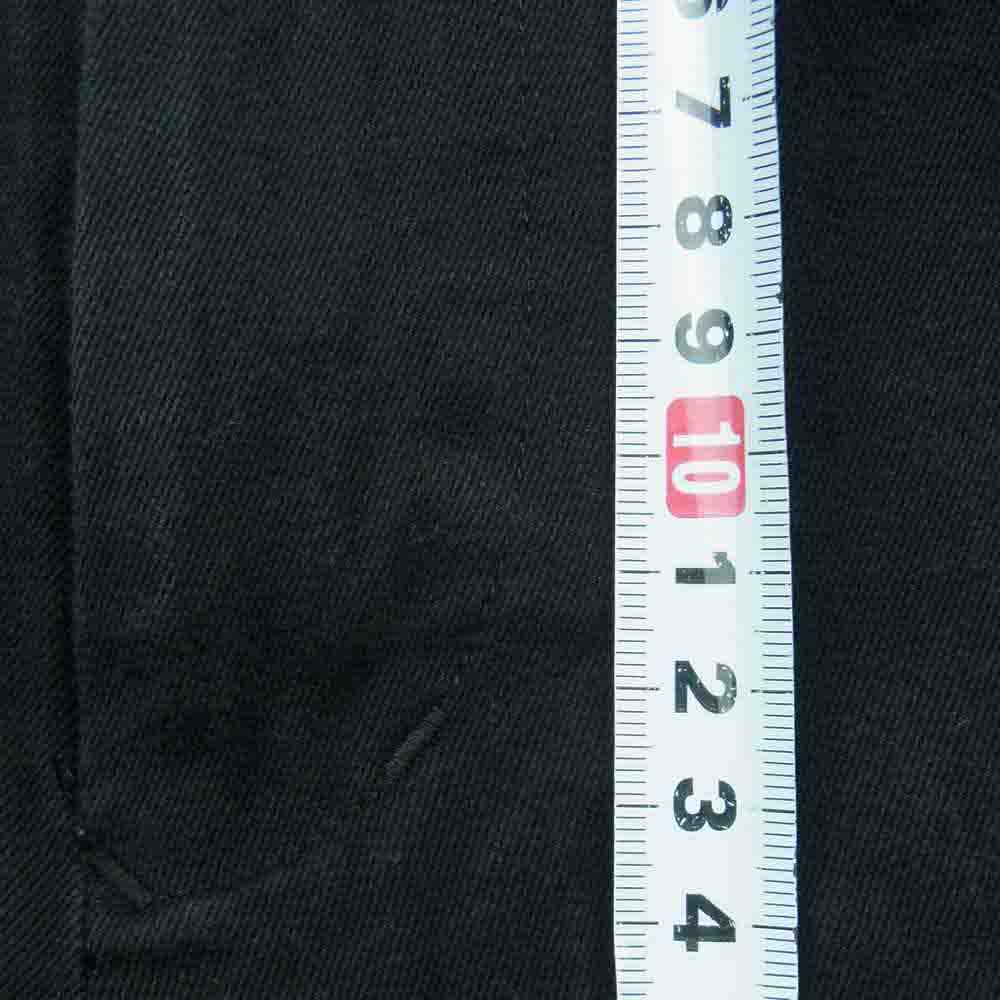 YAECA ヤエカ 15602 チノ コットン クロス パンツ ナロー 日本製 ブラック系 30【中古】