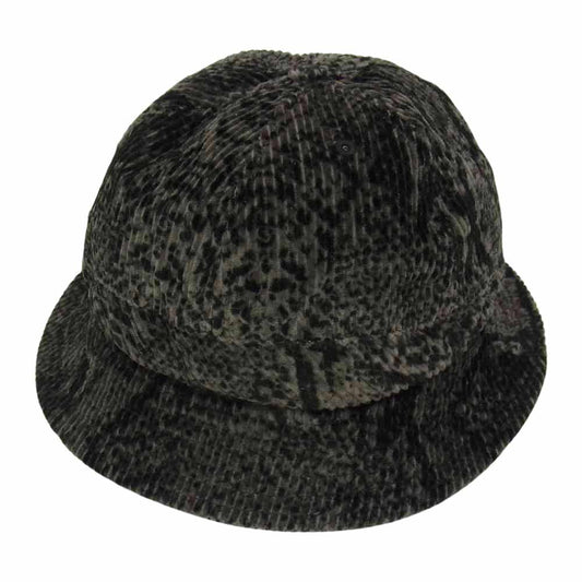 Supreme シュプリーム 20AW Snakeskin Corduroy Bell Hat スネークスキン コーデュロイ ベル ハット ブラック系【美品】【中古】