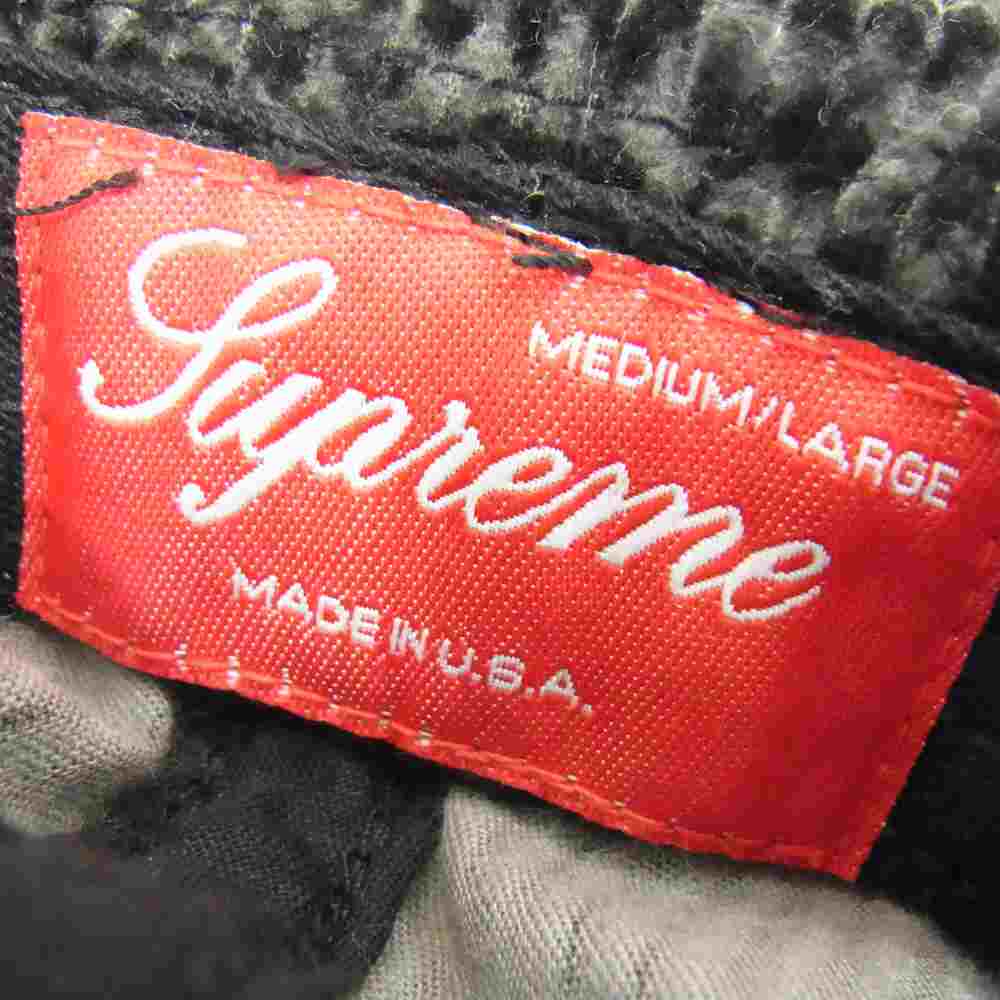 Supreme シュプリーム 20AW Snakeskin Corduroy Bell Hat スネークスキン コーデュロイ ベル ハット ブラック系【美品】【中古】