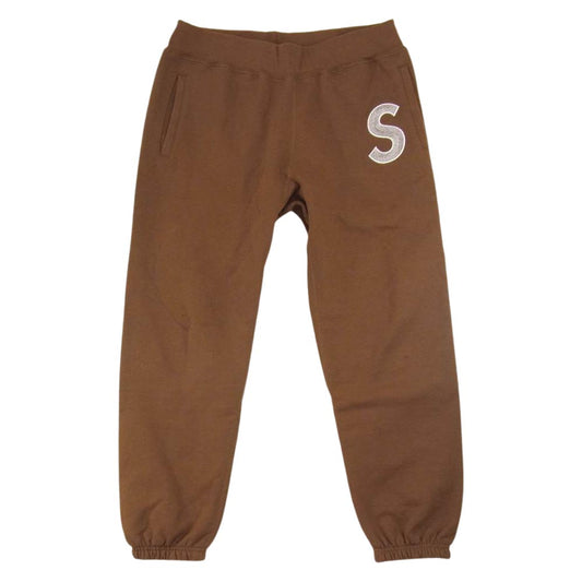 Supreme シュプリーム 18AW S Logo Sweatpant  Sロゴ スウェットパンツ ブラウン系 S【中古】