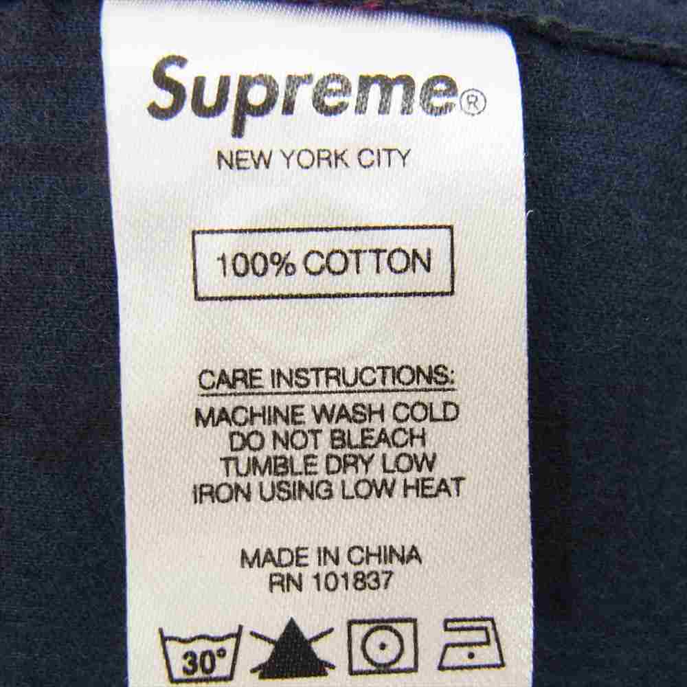 Supreme シュプリーム 20AW Digi Floral Corduroy Shirt デジ フローラル コーデュロイ 長袖 シャツ ネイビー系 M【極上美品】【中古】