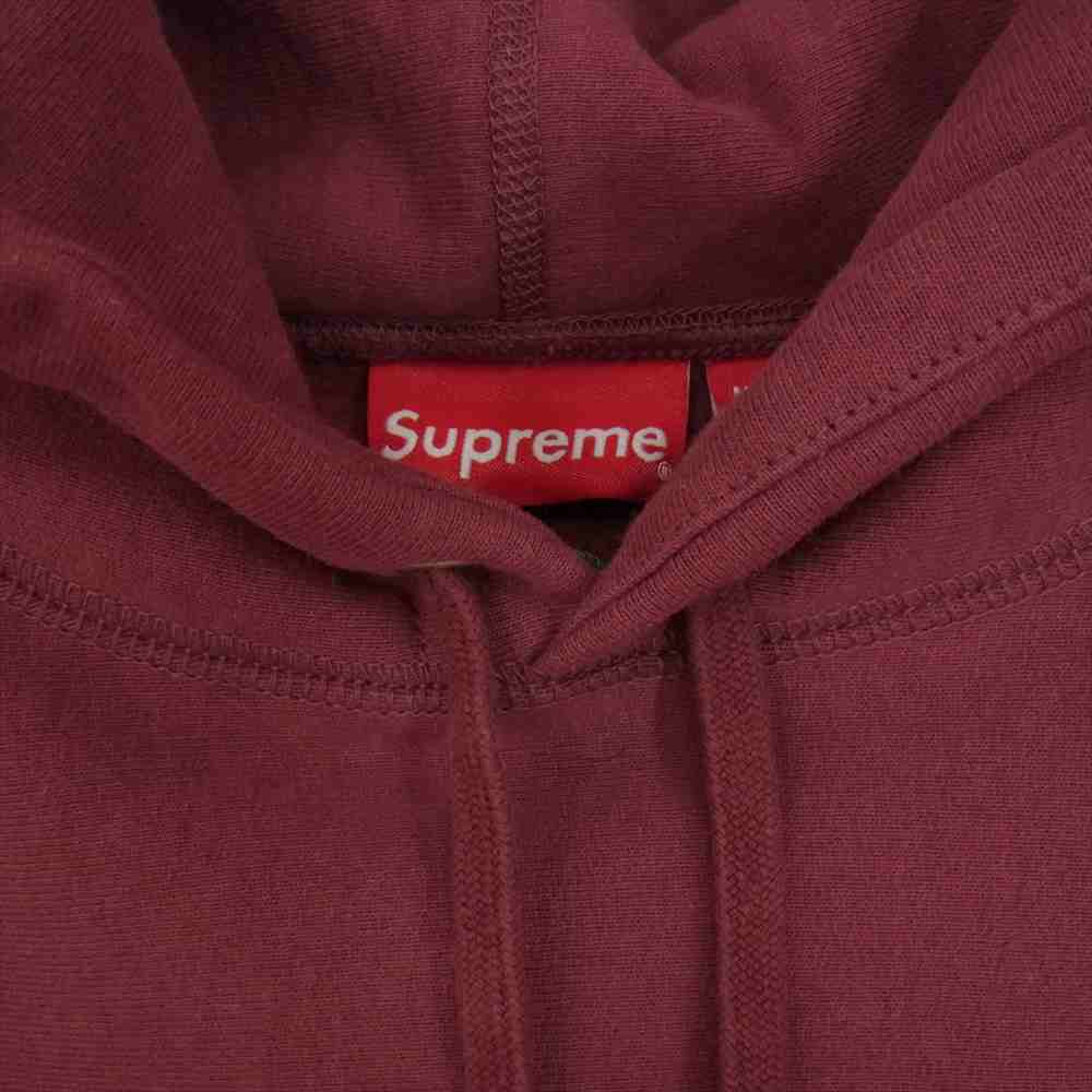 Supreme シュプリーム 21AW Box Logo Hooded Sweatshirt ボックス ロゴ フーデッド スウェットシャツ パーカー エンジ系 M【中古】