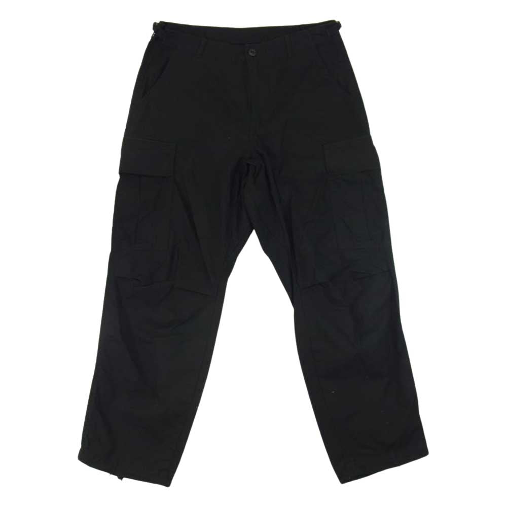 オーディナリーフィッツ OF-P031 CARGO PANTS コットンリップストップ カーゴ パンツ ブラック系 1【中古】