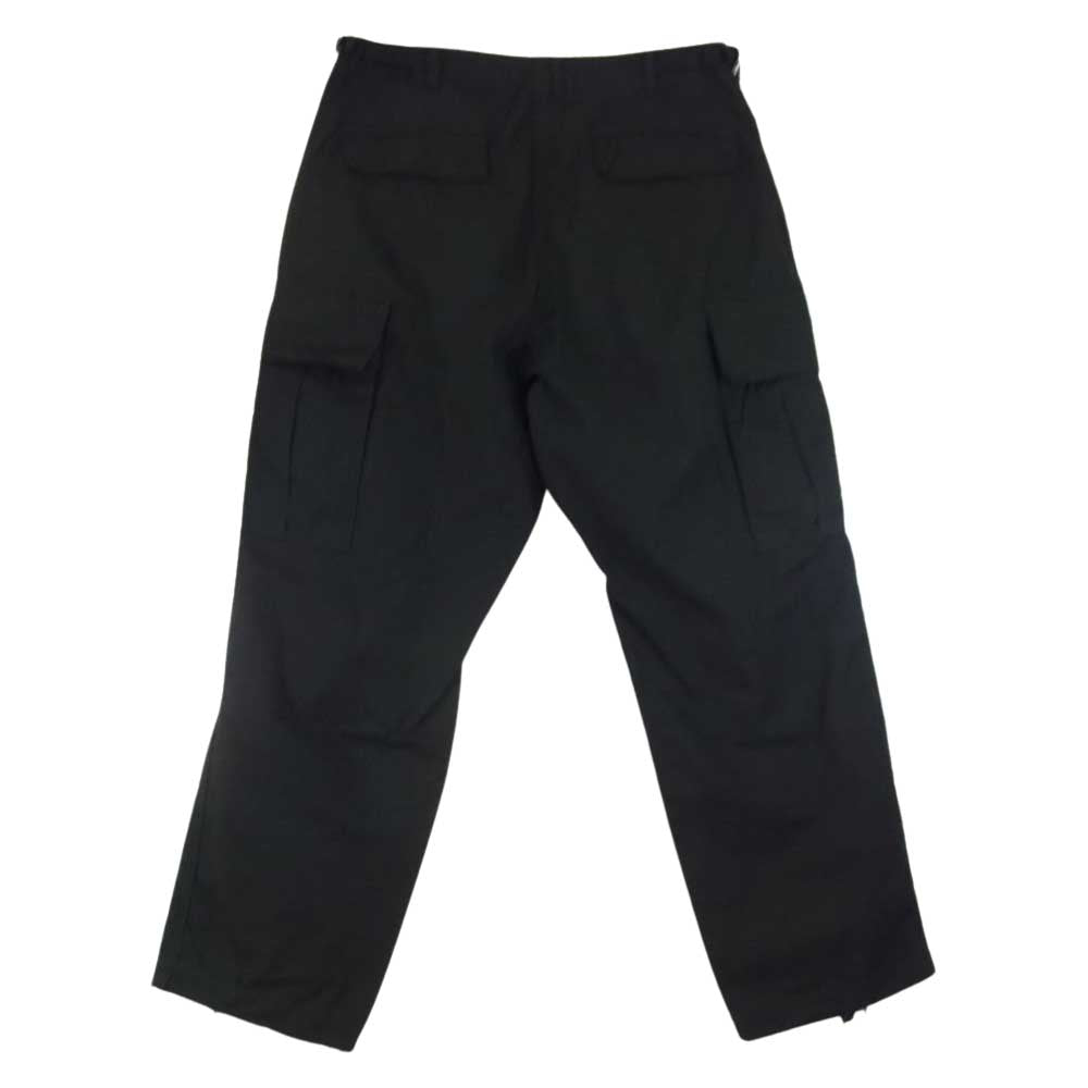 オーディナリーフィッツ OF-P031 CARGO PANTS コットンリップストップ カーゴ パンツ ブラック系 1【中古】