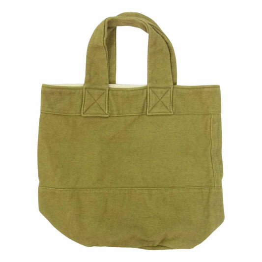 YAECA ヤエカ WRITE ライト BACKETS BAG バケット コットンリネン トートバッグ グリーン系【中古】