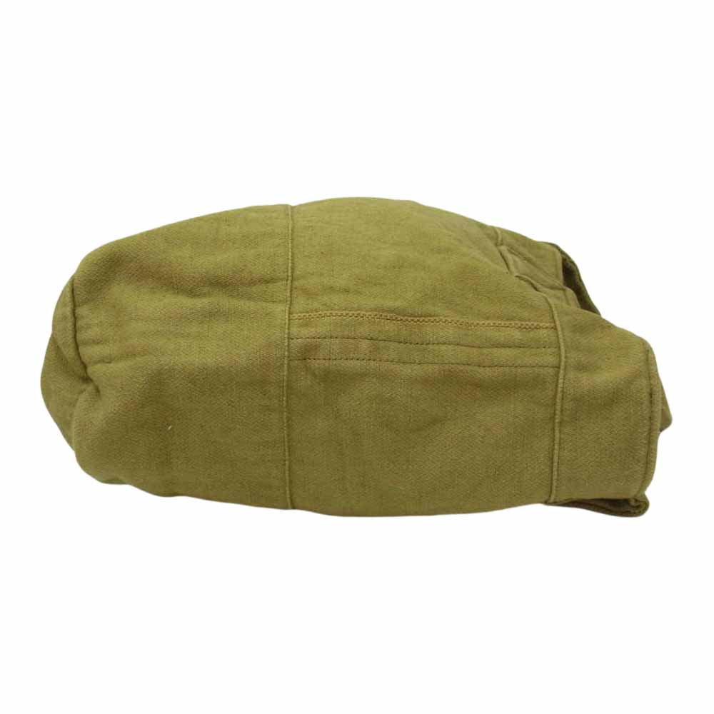 YAECA ヤエカ WRITE ライト BACKETS BAG バケット コットンリネン トートバッグ グリーン系【中古】