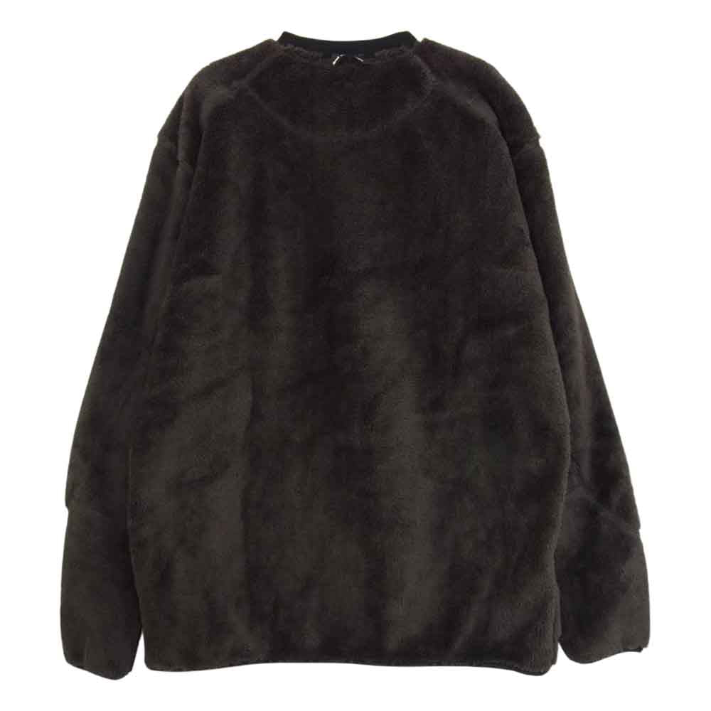 and wander アンドワンダー AW93-JT093 high loft fleece pullover ハイロフト フリース プルオーバー ブラウン系 3【極上美品】【中古】