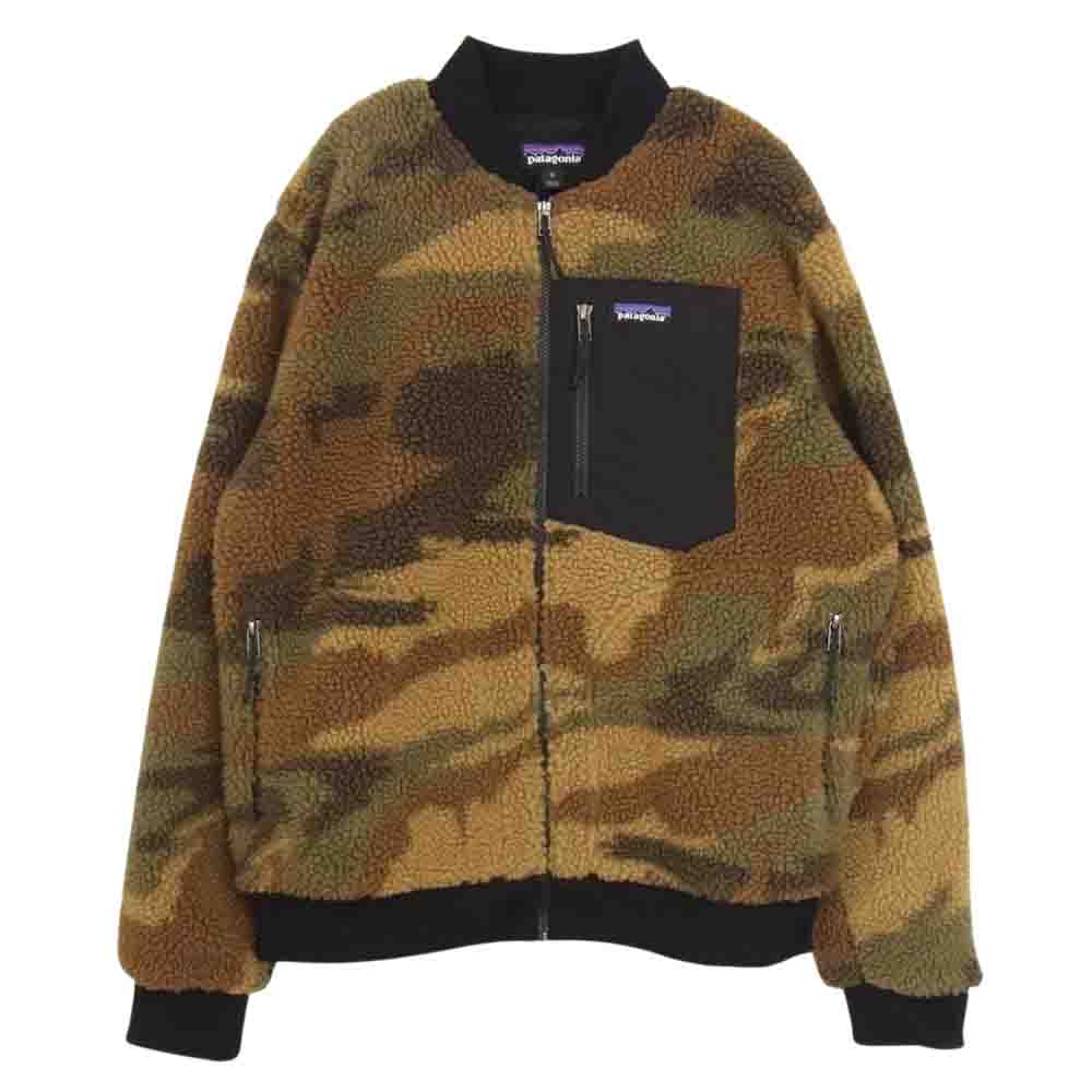 patagonia パタゴニア STY22830  Retro-X Bomber Jkt レトロX ボマー ジャケット カモフラ カーキ系 M【中古】