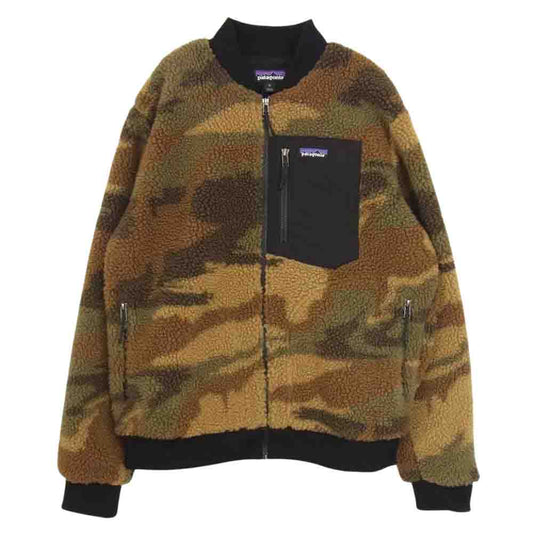 patagonia パタゴニア STY22830  Retro-X Bomber Jkt レトロX ボマー ジャケット カモフラ カーキ系 M【中古】