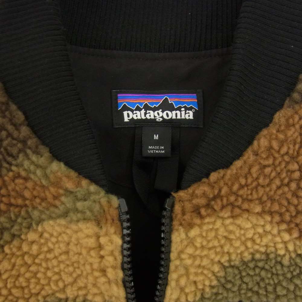 patagonia パタゴニア STY22830  Retro-X Bomber Jkt レトロX ボマー ジャケット カモフラ カーキ系 M【中古】