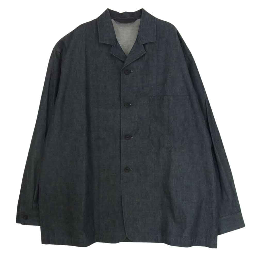 エッセイ  20SS  ES10J-01 CUFFED JACKET カフドデニムシャツジャケット インディゴブルー系 M【新古品】【未使用】【中古】