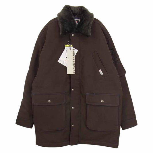 シンヤコヅカ  寅壱 2102SK01 DOKA COAT WITH TORAICHI ブラウン ブラウン系 M【新古品】【未使用】【中古】