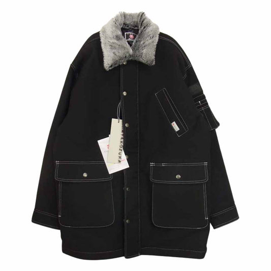 シンヤコヅカ  寅壱 2102SK01 DOKA COAT WITH TORAICHI ドカ コート ブラック ブラック系 M【新古品】【未使用】【中古】