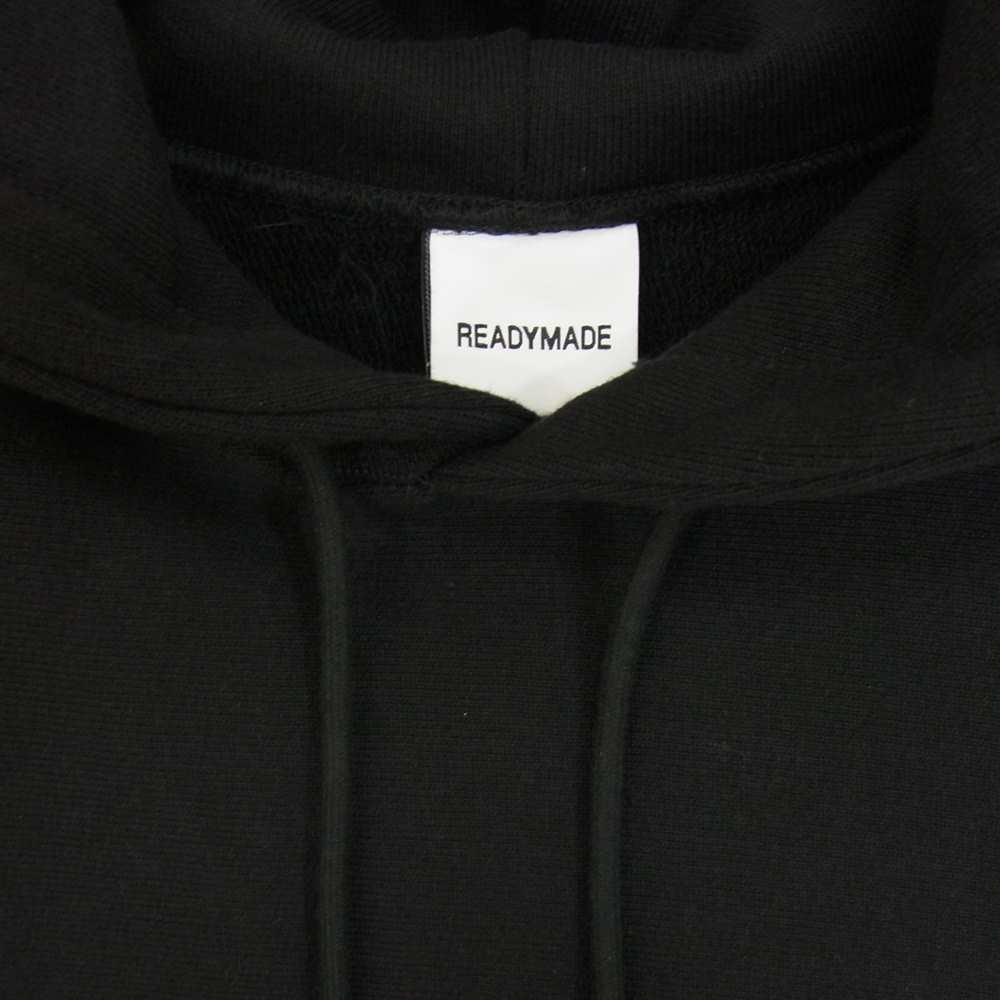 READY MADE レディメイド RM-J01-0000-020 PIONCHAM SWEAT HOODIE ピオンチャム スウェット フーディー パーカー RE-CO-BK-00-00-196 ブラック系 L【極上美品】【中古】