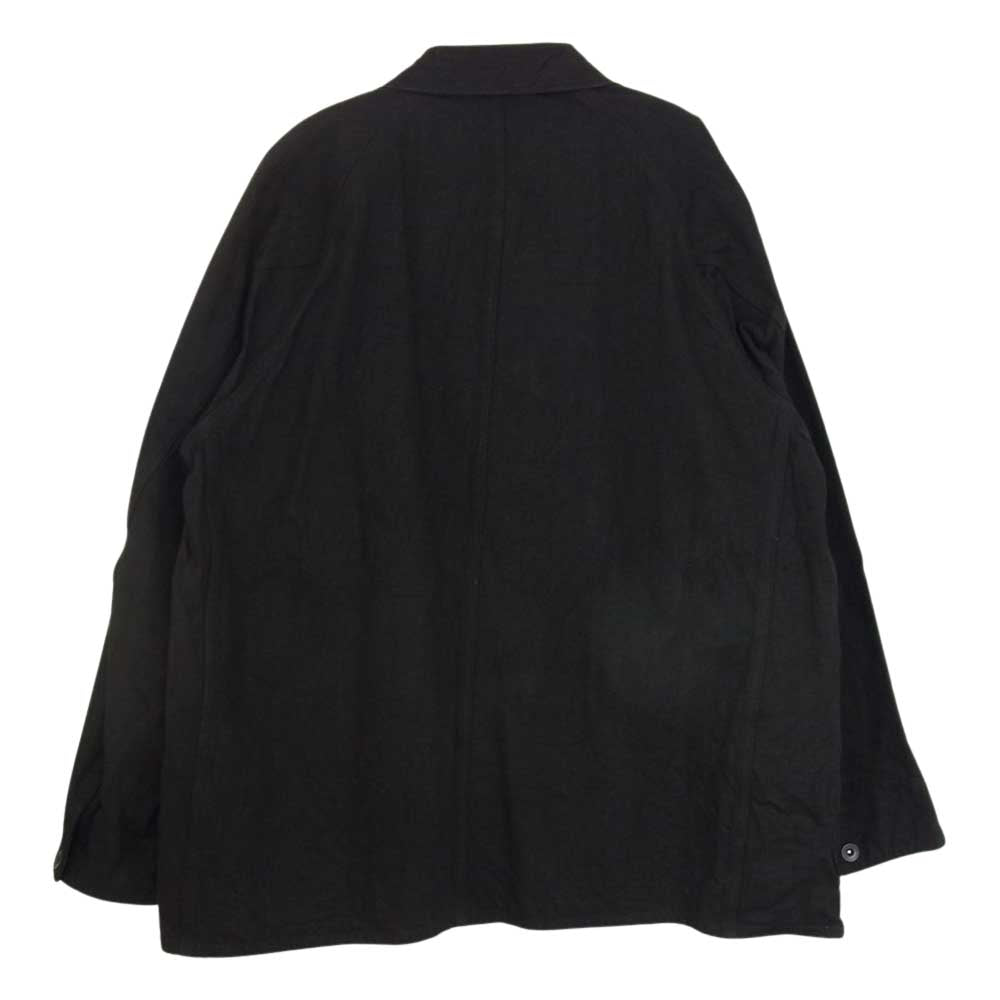 COMOLI コモリ 22SS V01-01002 デニム ワークジャケット カバーオール ブラック系 2【新古品】【未使用】【中古】