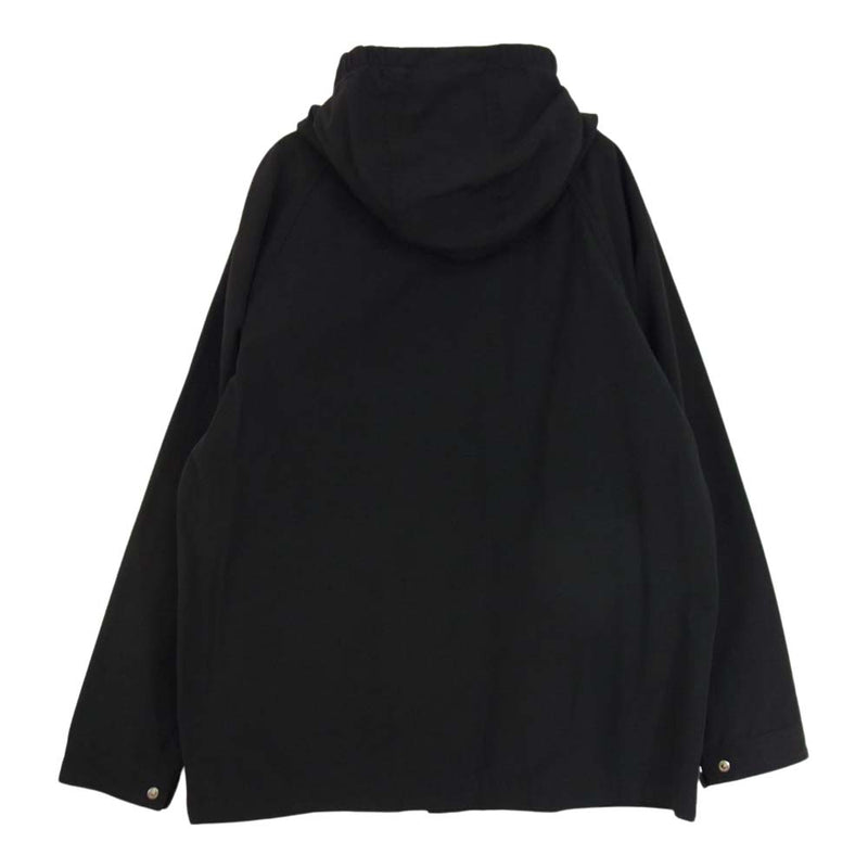 YAECA ヤエカ 13453 ERGONOMIC 60/40 CLOTH HOOD SHIRTS クロス フード シャツ 64クロス パーカー  ダークネイビー系 S【中古】