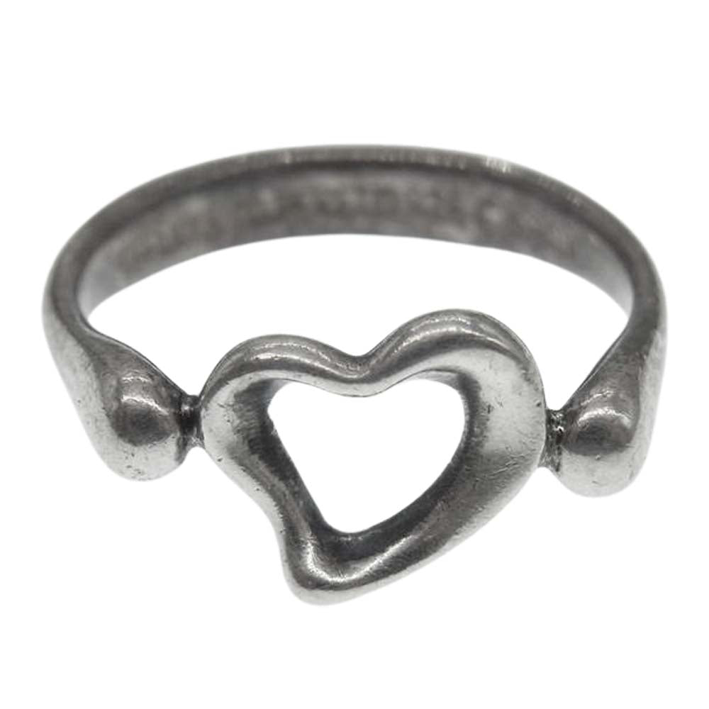 TIFFANY&Co. ティファニー オープンハート リング シルバー系【中古】