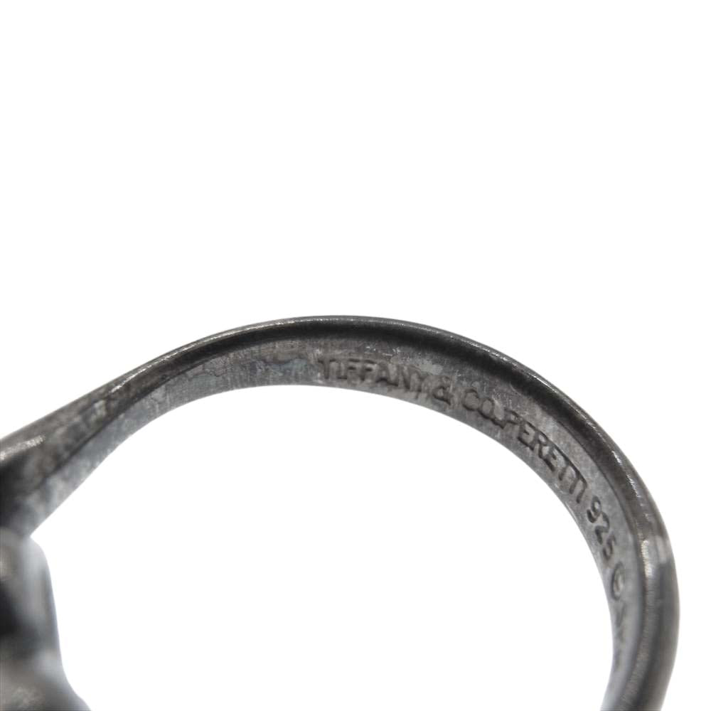 TIFFANY&Co. ティファニー オープンハート リング シルバー系【中古】