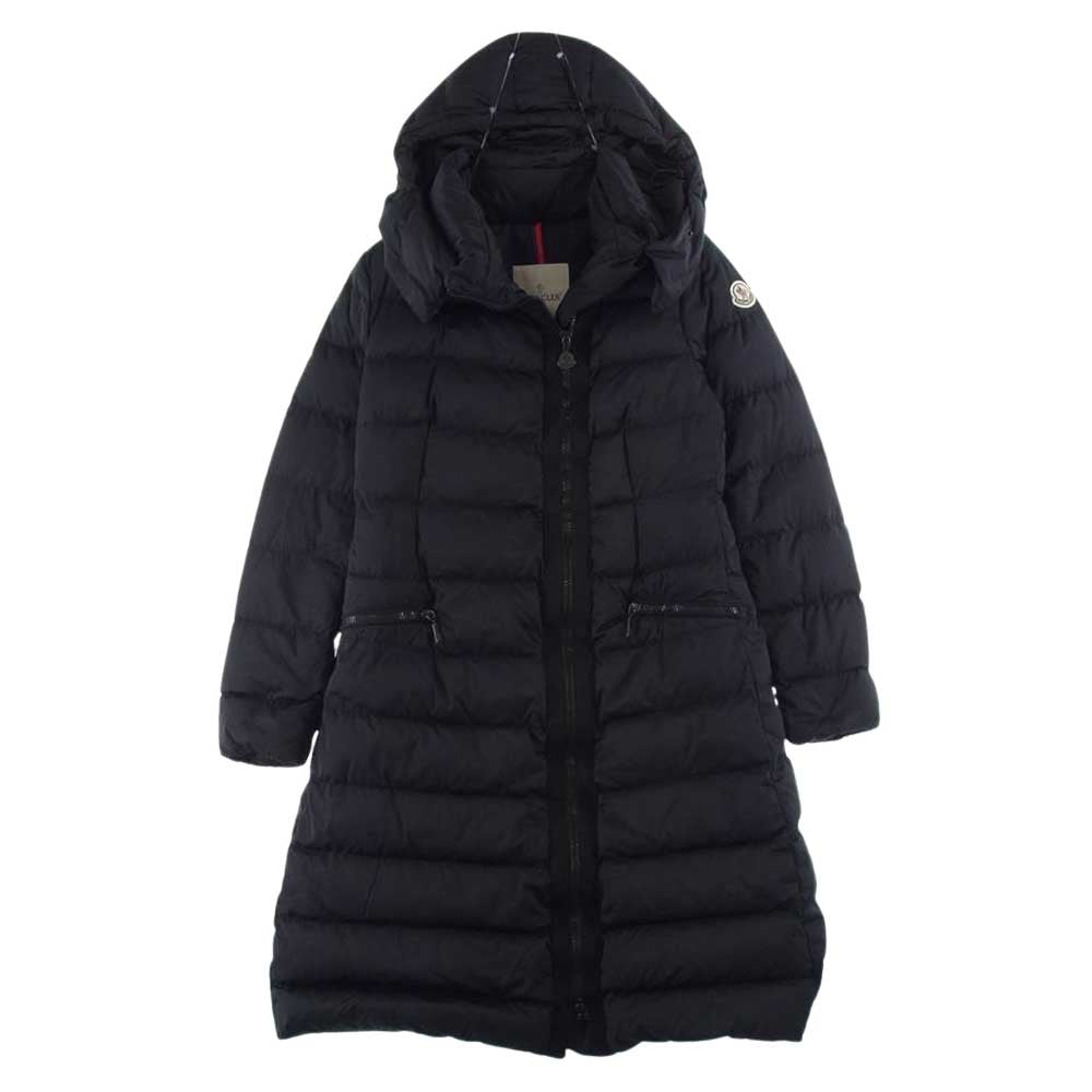 MONCLER モンクレール 57265 LANOUX ラヌー ロング ダウンコート ブラック系【美品】【中古】
