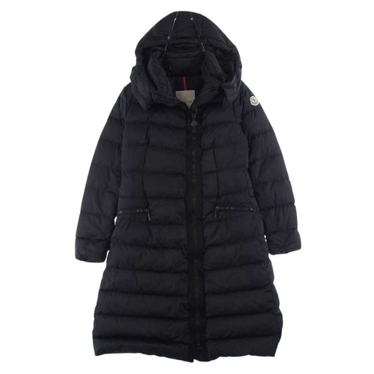 MONCLER モンクレール 57265 LANOUX ラヌー ロング ダウンコート ブラック系【美品】【中古】