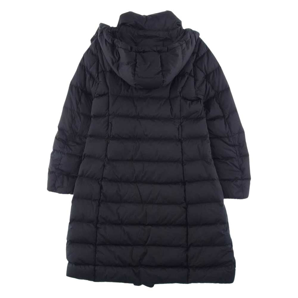 MONCLER モンクレール 57265 LANOUX ラヌー ロング ダウンコート ブラック系【美品】【中古】