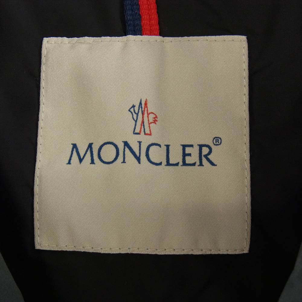 MONCLER モンクレール 57265 LANOUX ラヌー ロング ダウンコート ブラック系【美品】【中古】