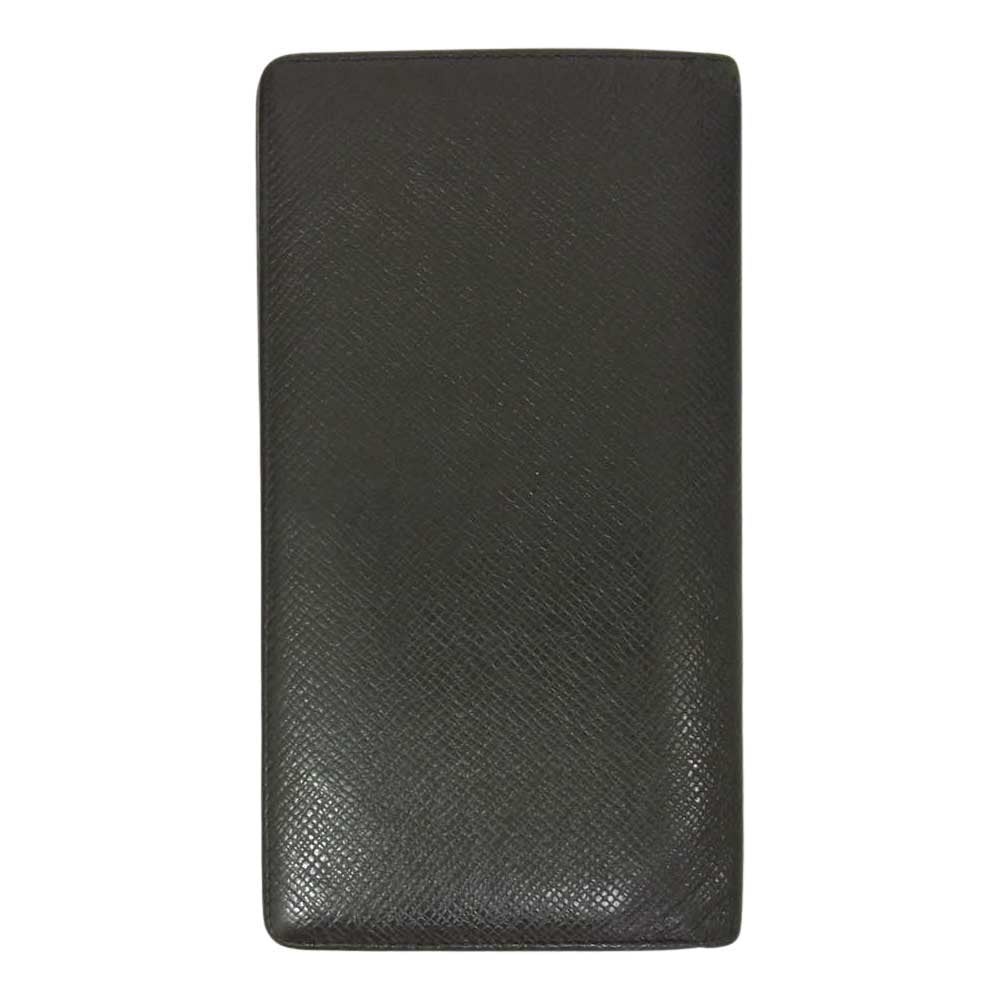 LOUIS VUITTON ルイ・ヴィトン M30394 タイガ ポルトバルール カルトクレディ 財布 ブラック系【中古】